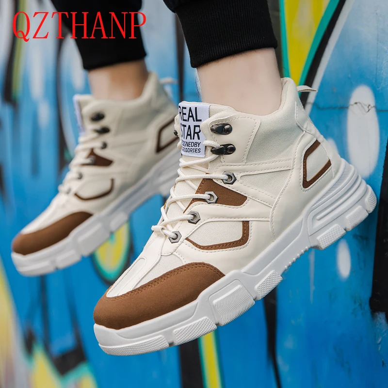 

2019 Hot Sale Fashion Casual Shoes for Men Winter Male Sneakers High Top Shoes Men Comfortable Footwear Zapatos Hombre Boots
