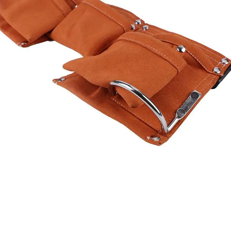 Детский кожаный чехол для инструментов Adeeing карманы с регулируемым ремнем