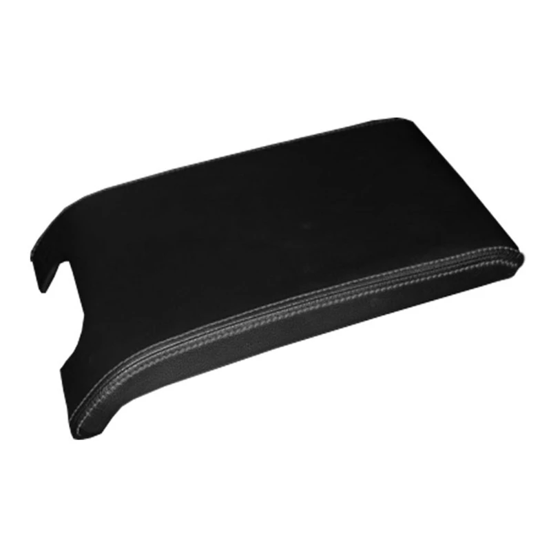 

Auto Console Lid Armrest Cover Armrest Microfiber Leather Cover for Ford F150 2009-2014