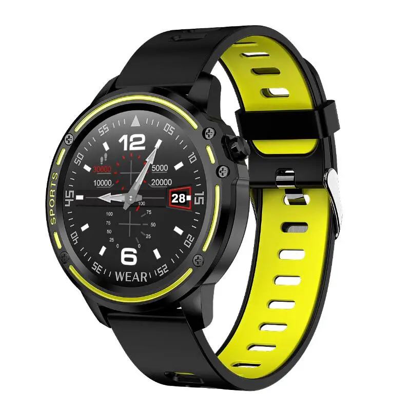 L8 Смарт часы для мужчин IP68 водонепроницаемый Reloj Hombre режим SmartWatch с кровяным
