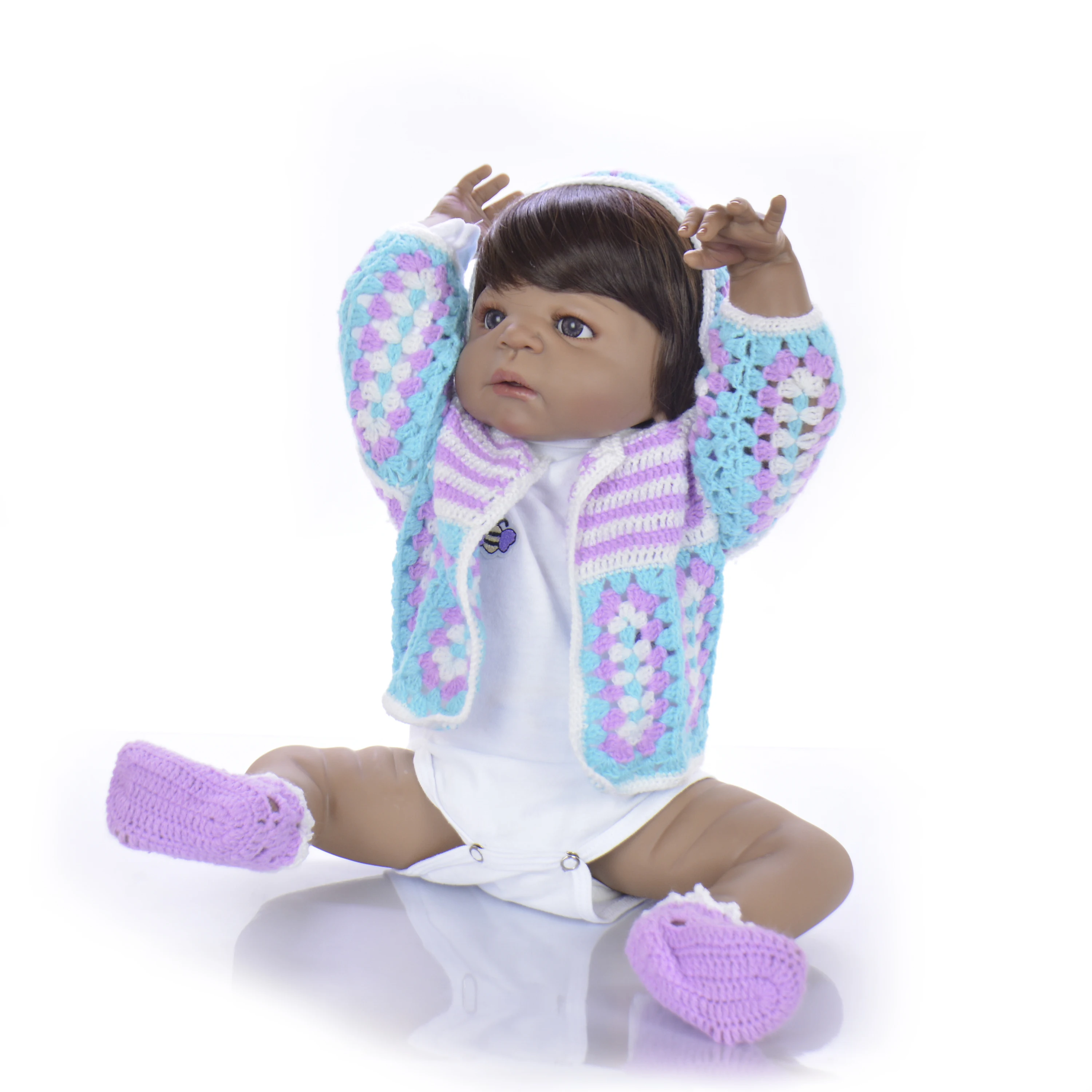 KEIUMI Fashion 23 ''Этнические куклы имитируют возрожденная менина Boneca полное