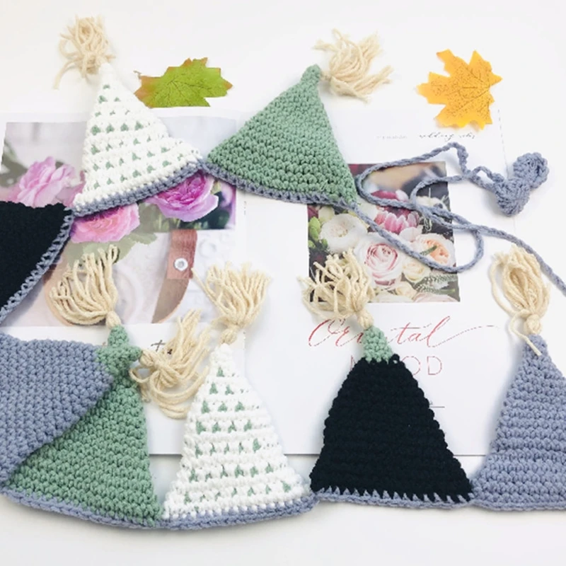 

Nordic Hand-woven Party Banner Tent Bed Ornament Kids Room Hanging Wall Decor