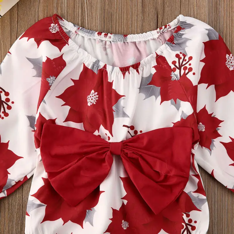 Красный комбинезон для новорожденных девочек 0 24 мес. костюмы на День святого