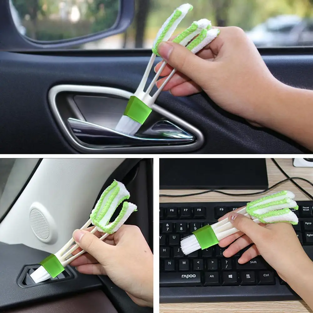 

Car Air Conditioner Gap Duster Brush Multifunctional Vehicle Air Outlet Dashboard Cleaning Brush Auto Interior Clean Accessories