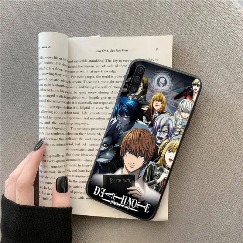 

Anime Manga Death Note Notebook Phone Case For Samsung galaxy A S note 10 7 8 9 20 30 31 40 50 51 70 71 21 s ultra plus
