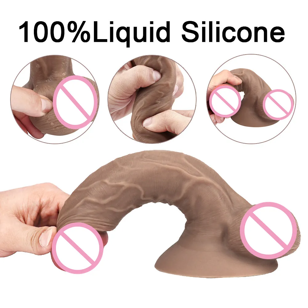 Фаллоимитатор GaGu реалистичный фаллоимитатор искусственный член с присоской