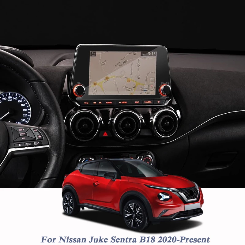 

Защитная пленка для экрана автомобильного стайлинга, GPS-навигатора для Nissan Juke Sentra B18 2020-Н. В., внутренние автомобильные аксессуары