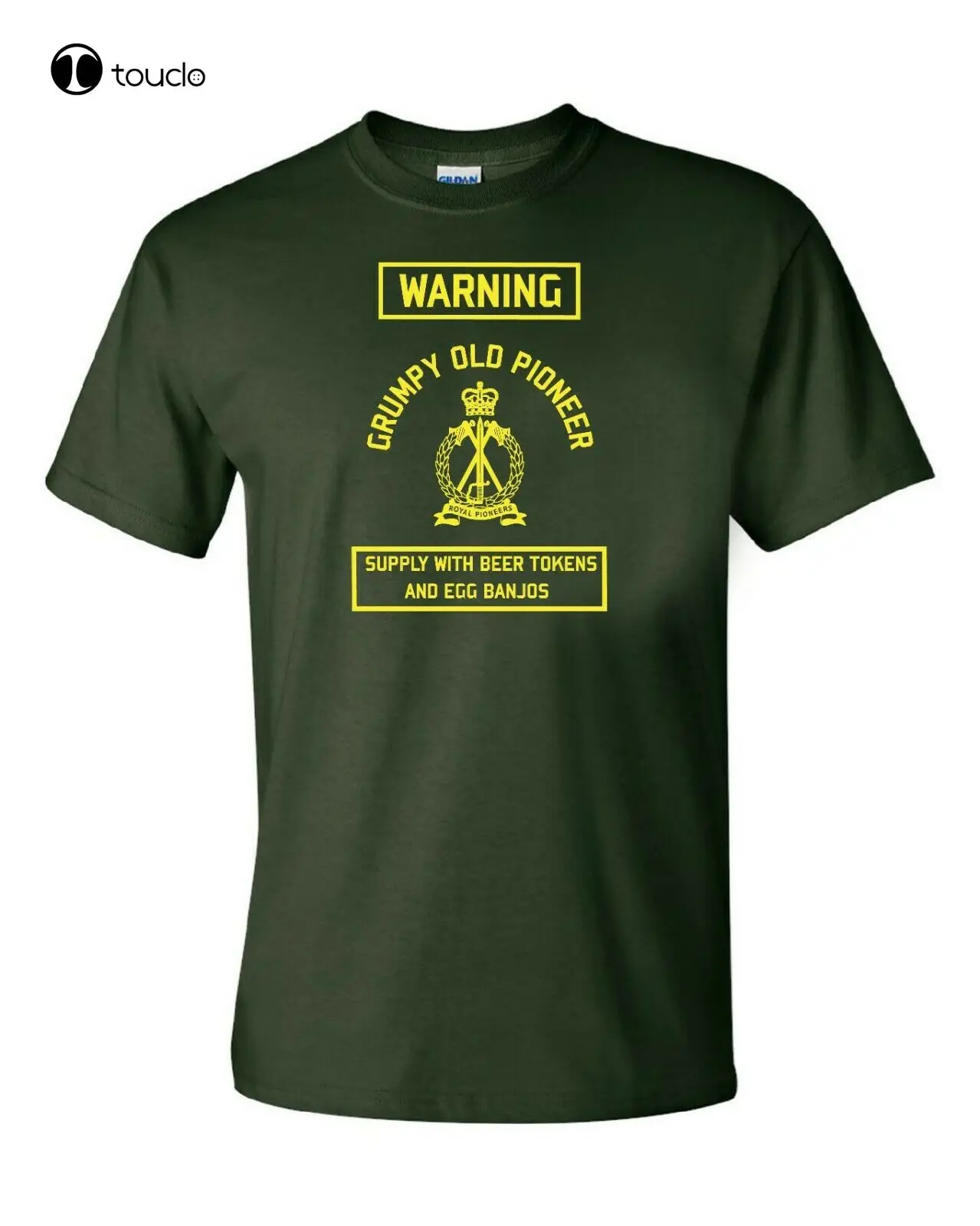 

Футболка Королевского пионерского корпуса, старая Пионерская футболка Grumpy, британская армия