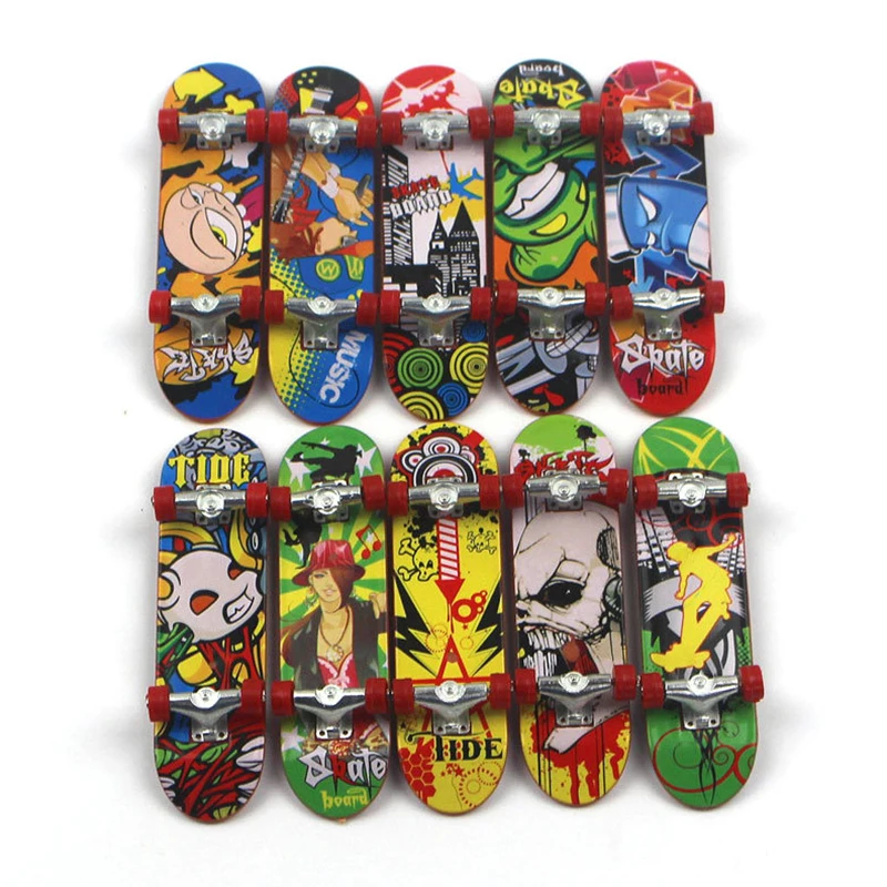 

2 шт., пластиковые мини-скейтборды из сплава