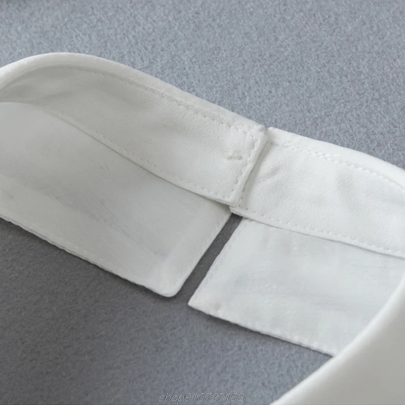 

Elegant Detachable Fake Collar Dickey Double Layer Pointed Lapel Half Shirt Decorative Rhombus Accessory A16 21 Dropship