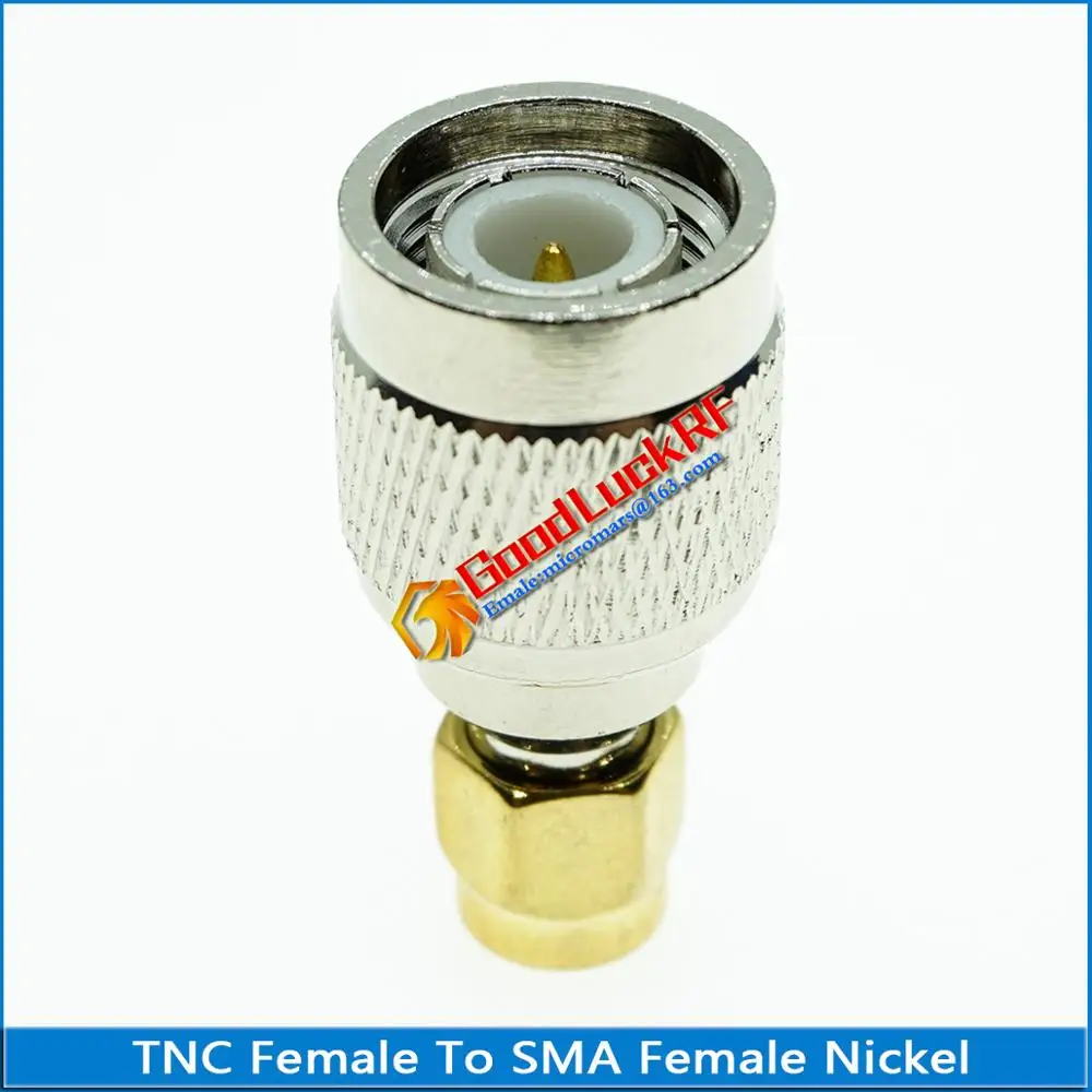 1 шт. коаксиальный разъем TNC-SMA штекер позолоченный латунный прямой Коаксиальный