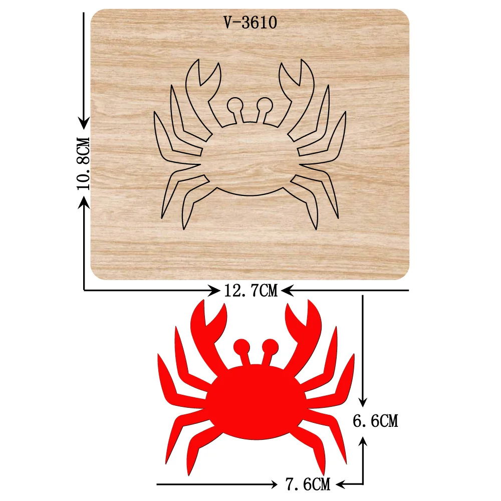 

New wooden dies cutting dies for scrapbooking Multiple sizes V-3610
