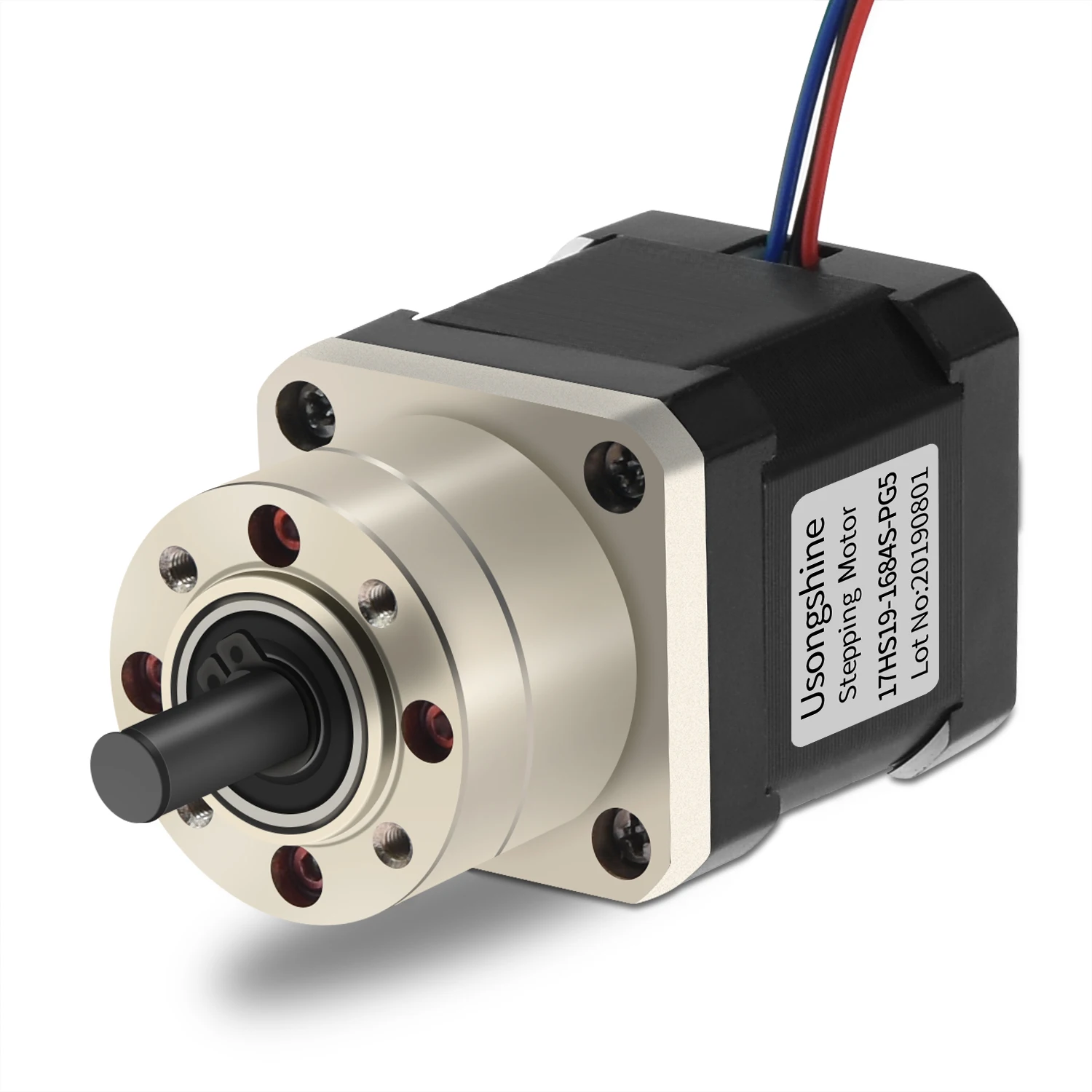 Шаговый двигатель Nema 17 17HS19-1684S-PG5 Передаточное отношение 5:1 планетарный редуктор 42