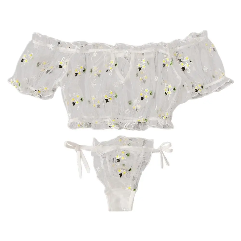 Сексуальные женские кружевные бюстгальтеры без бретелек с цветочной вышивкой и