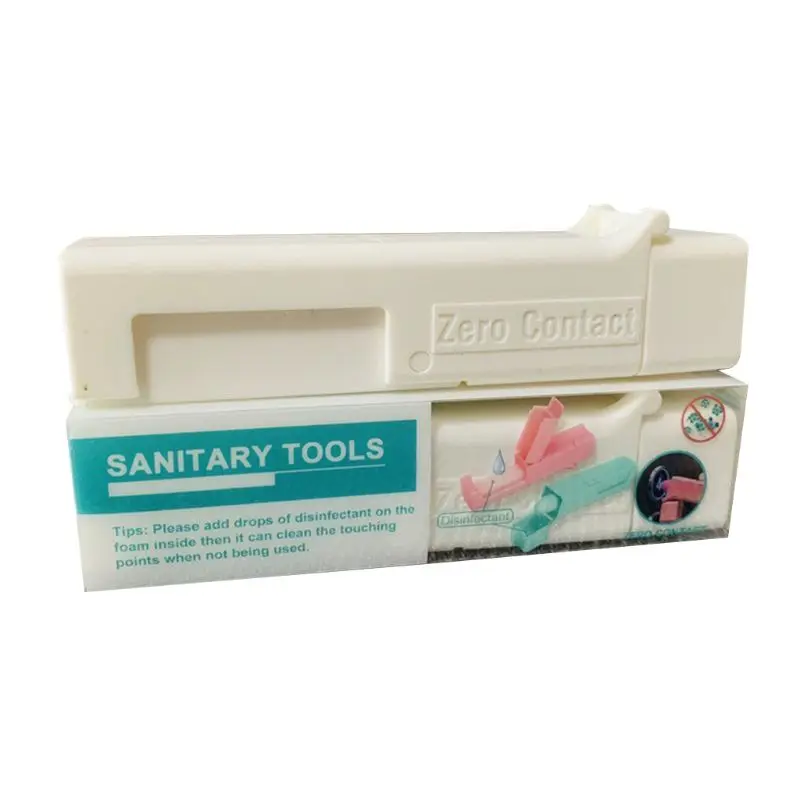 Мини ручной Избегайте контакта с санитарным инструментом кнопка открывания