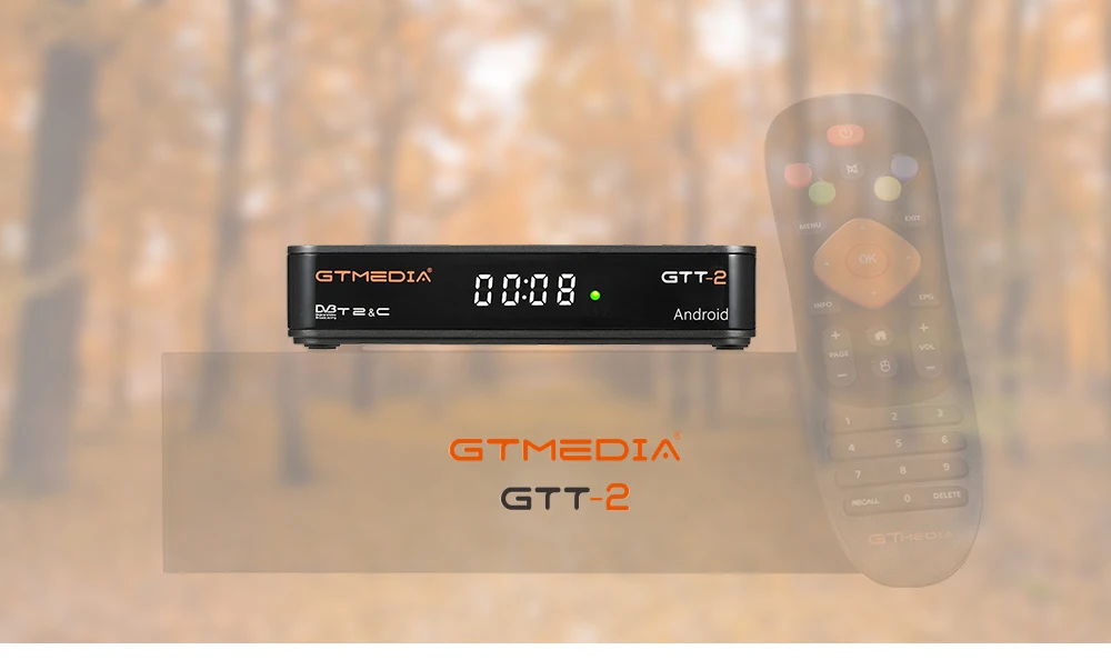 GTmedia GTT2 Android 6,0 Smart tv BOX Amlogic S905D 2G/8G телеприставка 4K HD H.265 2,4G Wifi медиаплеер ТВ приставка IP tv Youtube M3U
