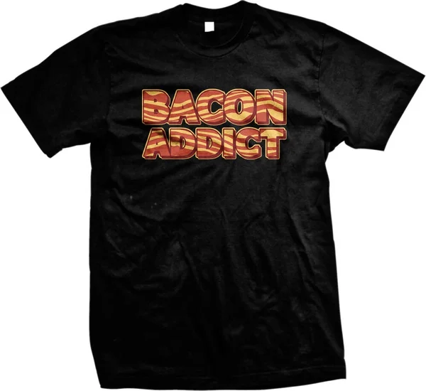 

Bacon Addict BBQ Barbecue Paleo Meat Candy Tasty Breakfast Food Mens T-shirt