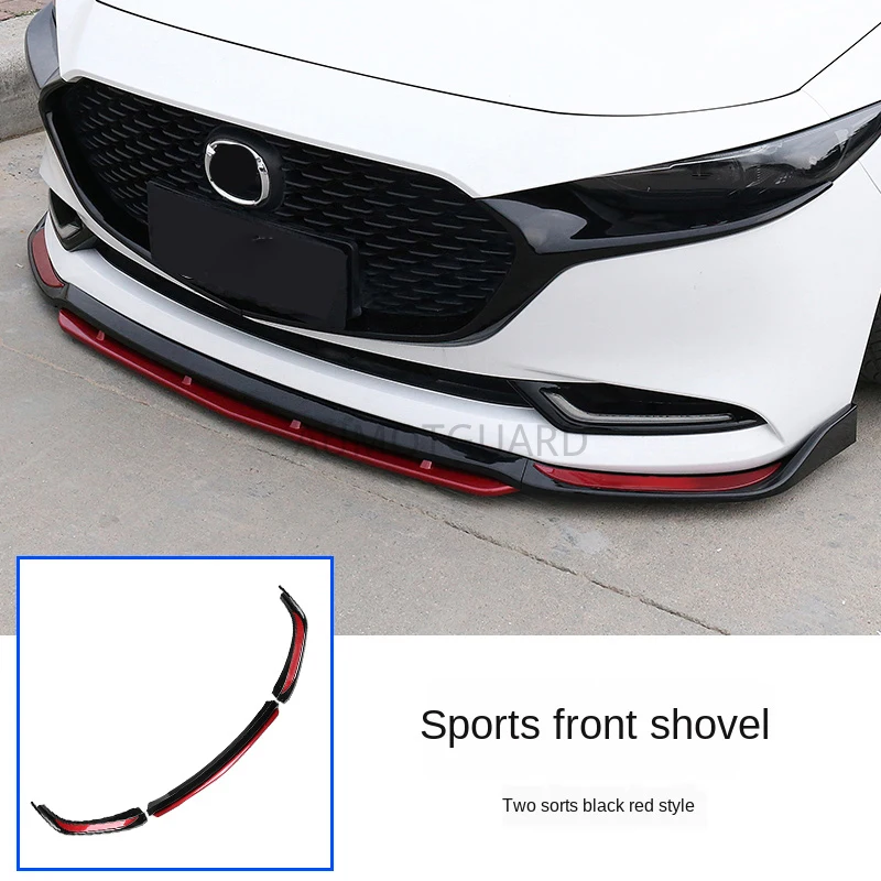 

Для Mazda 3 Axela 2020, передний бампер автомобиля, разделитель, спойлер, диффузор, защитная крышка