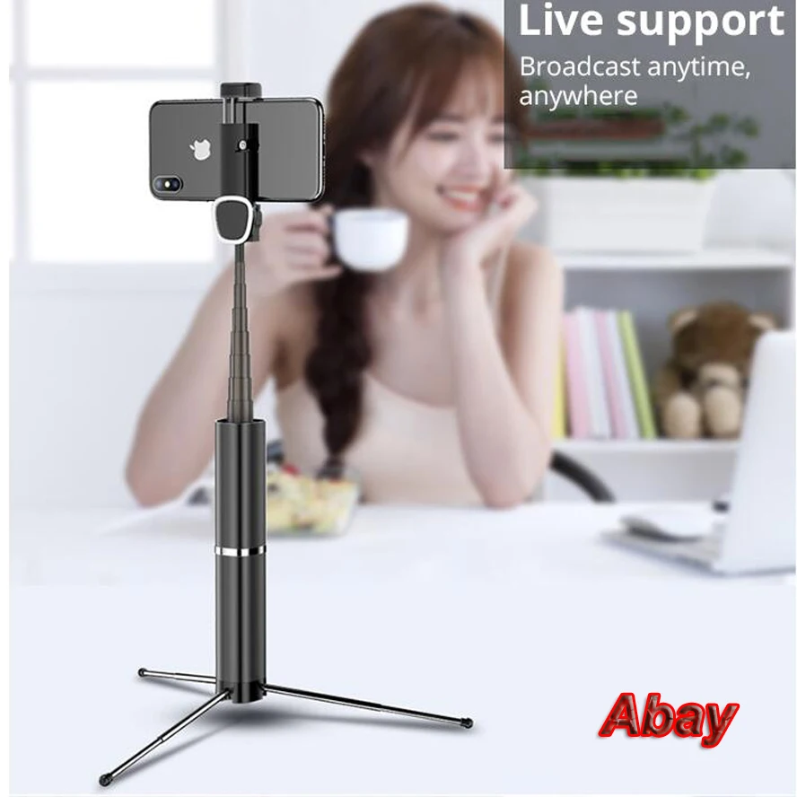 Мини портативный Встроенный штатив селфи палка скрытый телефон кронштейн Bluetooth