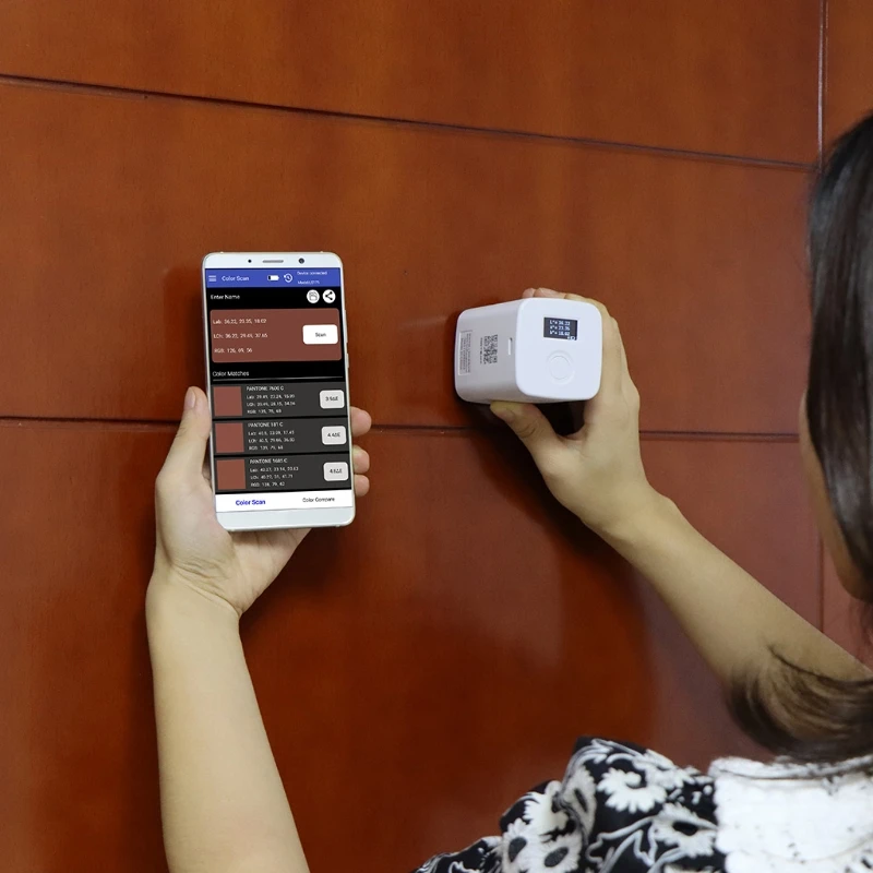 LS171/LS170 мобильный телефон APP портативный цветоанализатор с экраном Цифровой