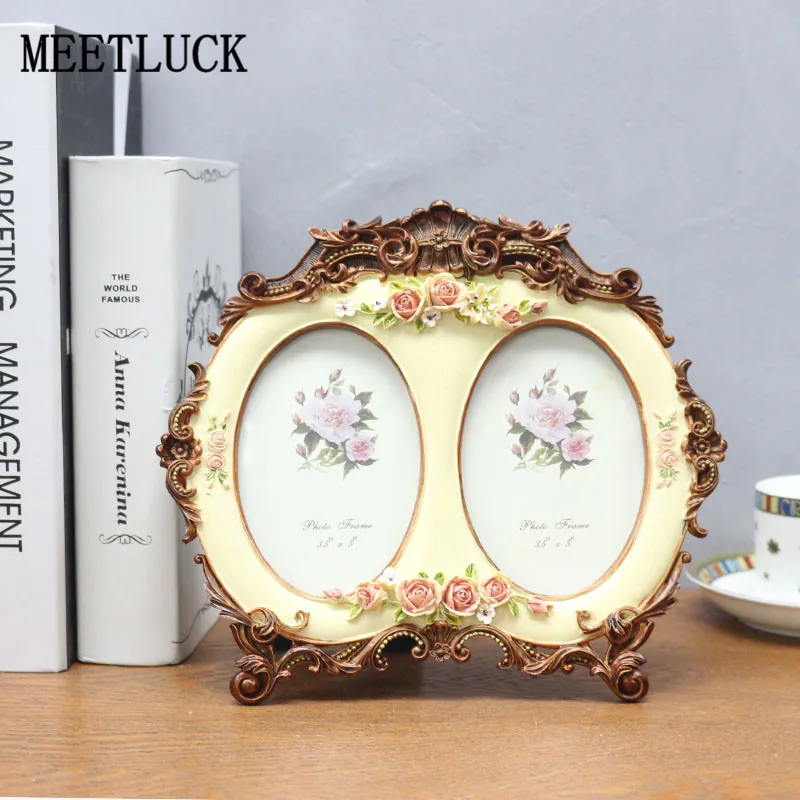 Фоторамка из натуральной смолы в скандинавском ретро стиле домашнее украшение