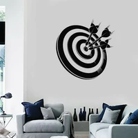 Darts Vinyl Wall Decals for Boy Bedroom Target For Shooting Game Sport Art Stickers Mural Wall Posters Decoration Wallpaper P466