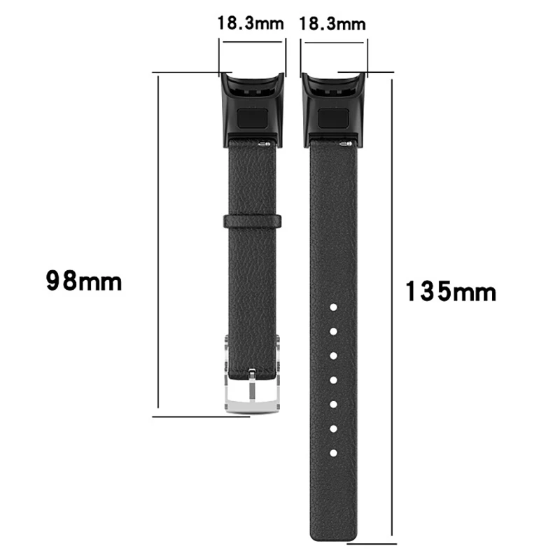 

for Huawei Band 4 Strap Leather Bracelet for Huawei Honor Band 5I Strap Wristband Wrist Strap for Huawei 4 Band