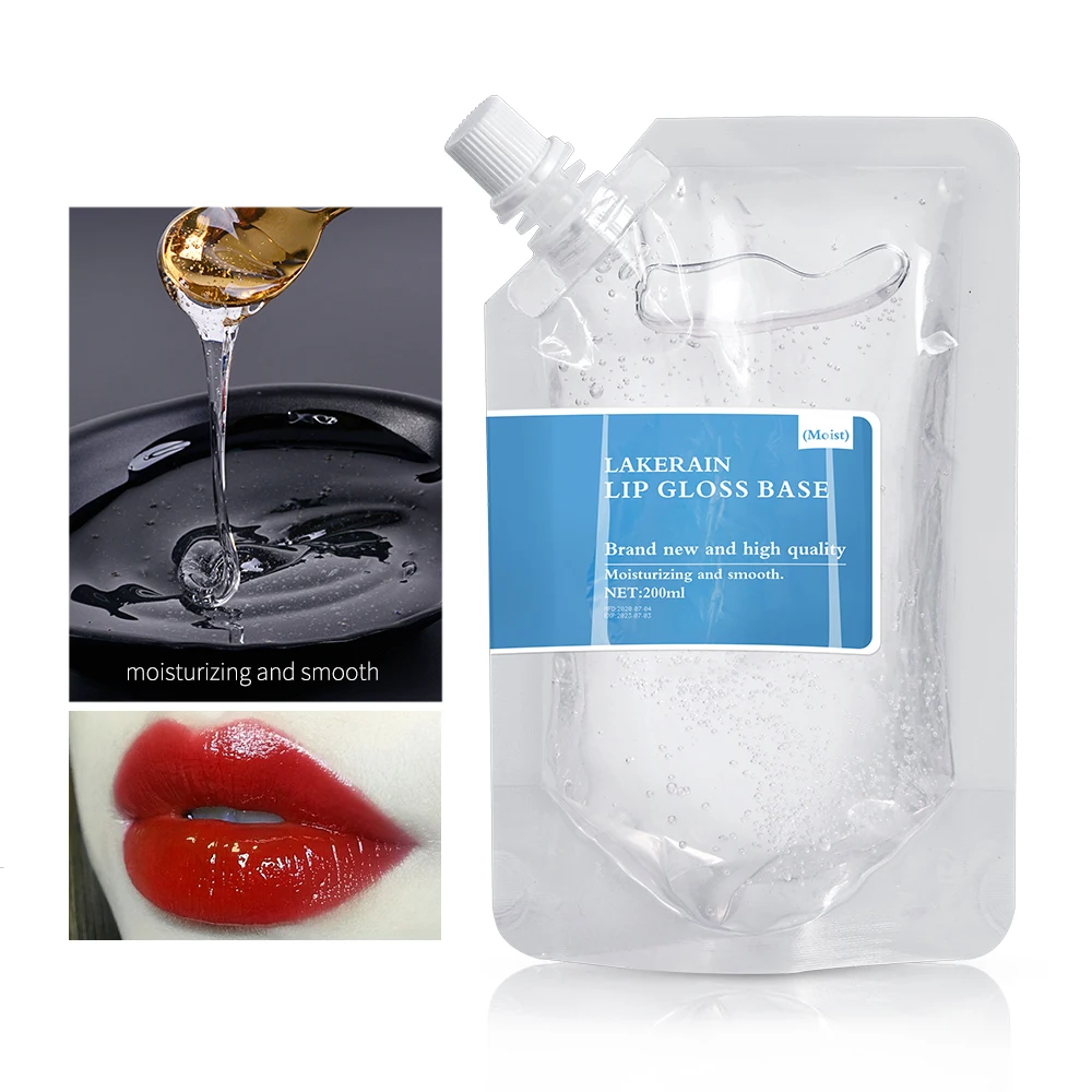 

200ml DIY Clear Lip Gloss Base Gel Lip Glaze Material DIY Moisturizing Matte Lipstick Gel for Handmade Lip Gloss Cosmetics