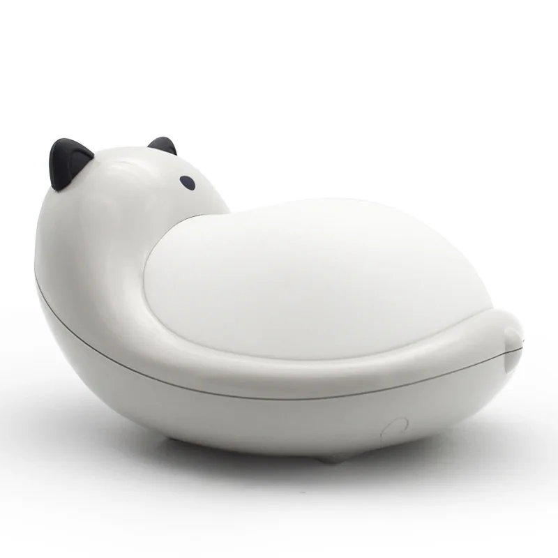 KBAYBO 7 цветов меняющийся силиконовый Ночной светильник в виде животного милый кот