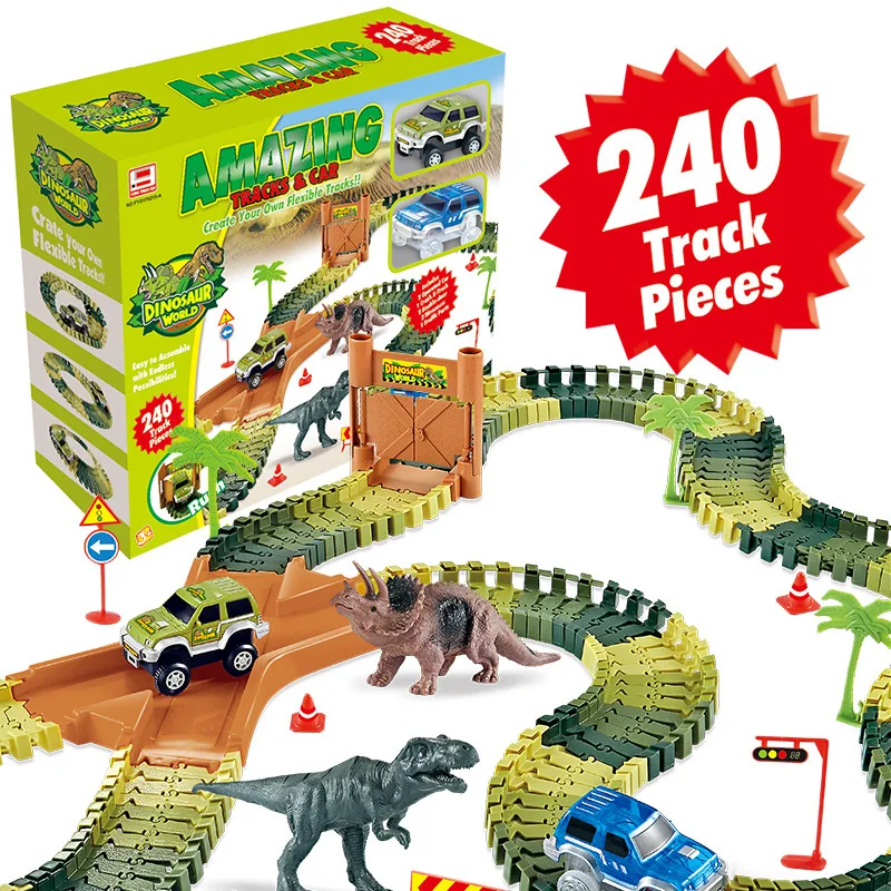 Моторная орбита горки Сто изменение орбиты автомобиль дети Сборка игрушки Diy