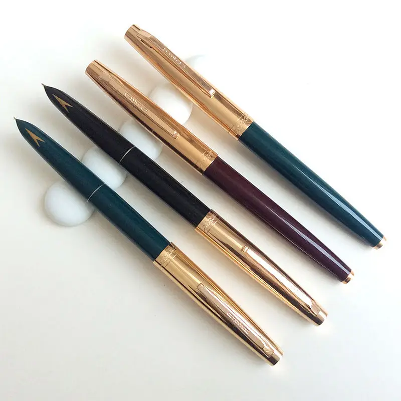 

Old Stock HERO 336 Fountain Pen Arrow Embed Vintage Ink Pen Aerometric Filler Stationery Office school supplies Writing Pens