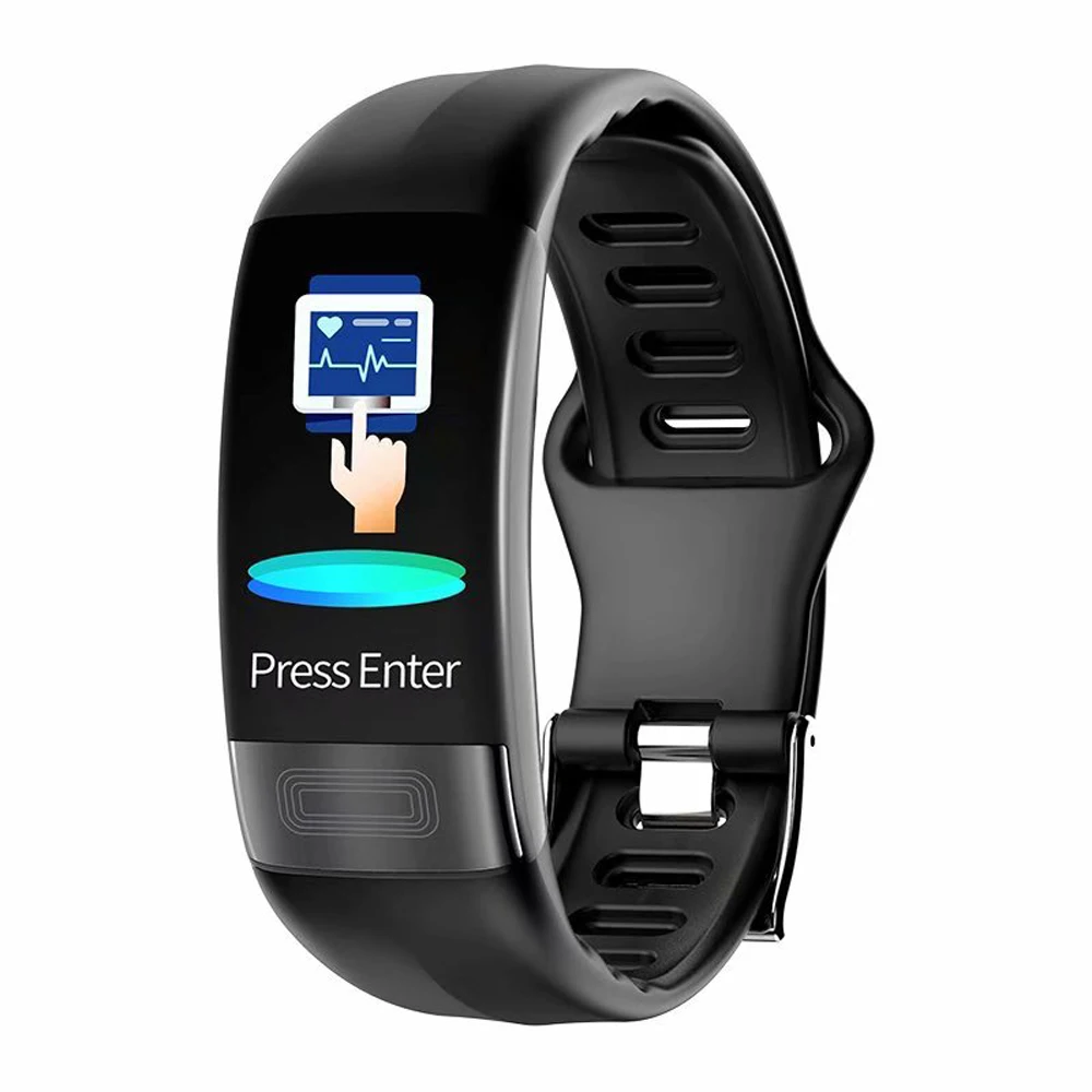 

Blood Glucose ECG PPG Smart Bracelet Heart Rate Blood Pressure Monitor Fitness Activity Tracker Pedometer Waterproof Sport Bands