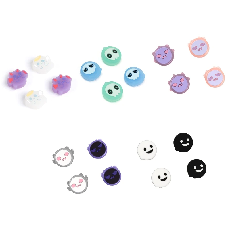 

4Pcs/set Soft Thumb Stick Grip Joystick Protective Cover Compatible with Switch NS Lite Controller Thumbstick Case