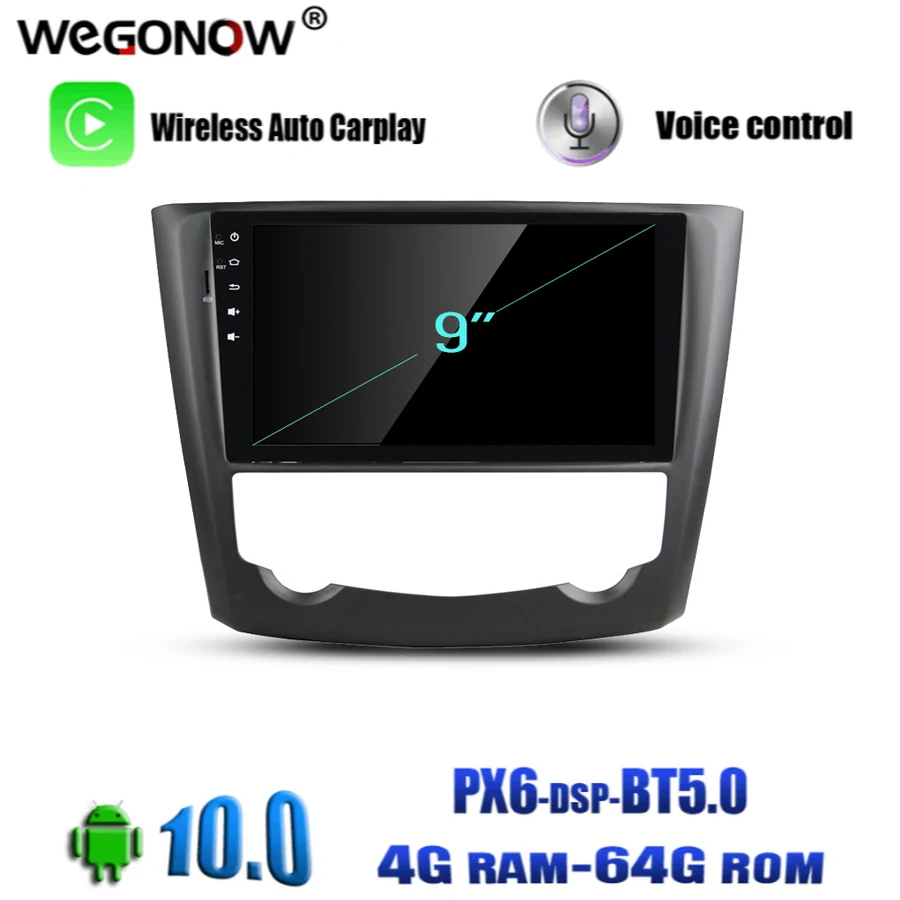 Android 10 0 4 Гб ОЗУ 8 ядер 64G Автомобильный DVD плеер GPS ГЛОНАСС карта RDS радио wifi Bluetooth DVR