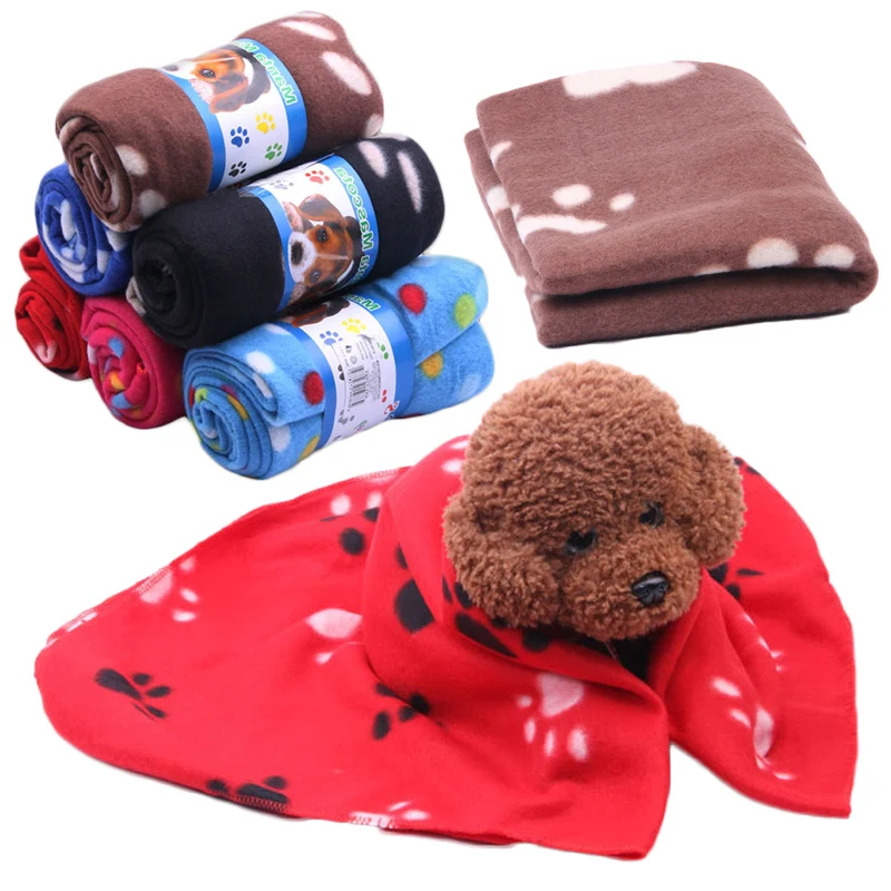 

Fashion Soft Pet Dog Blanket Winter Warm Cat Dog Bed Mat Print Sleeping Mattress Small Medium Large Dogs Fleece Pet Supplies