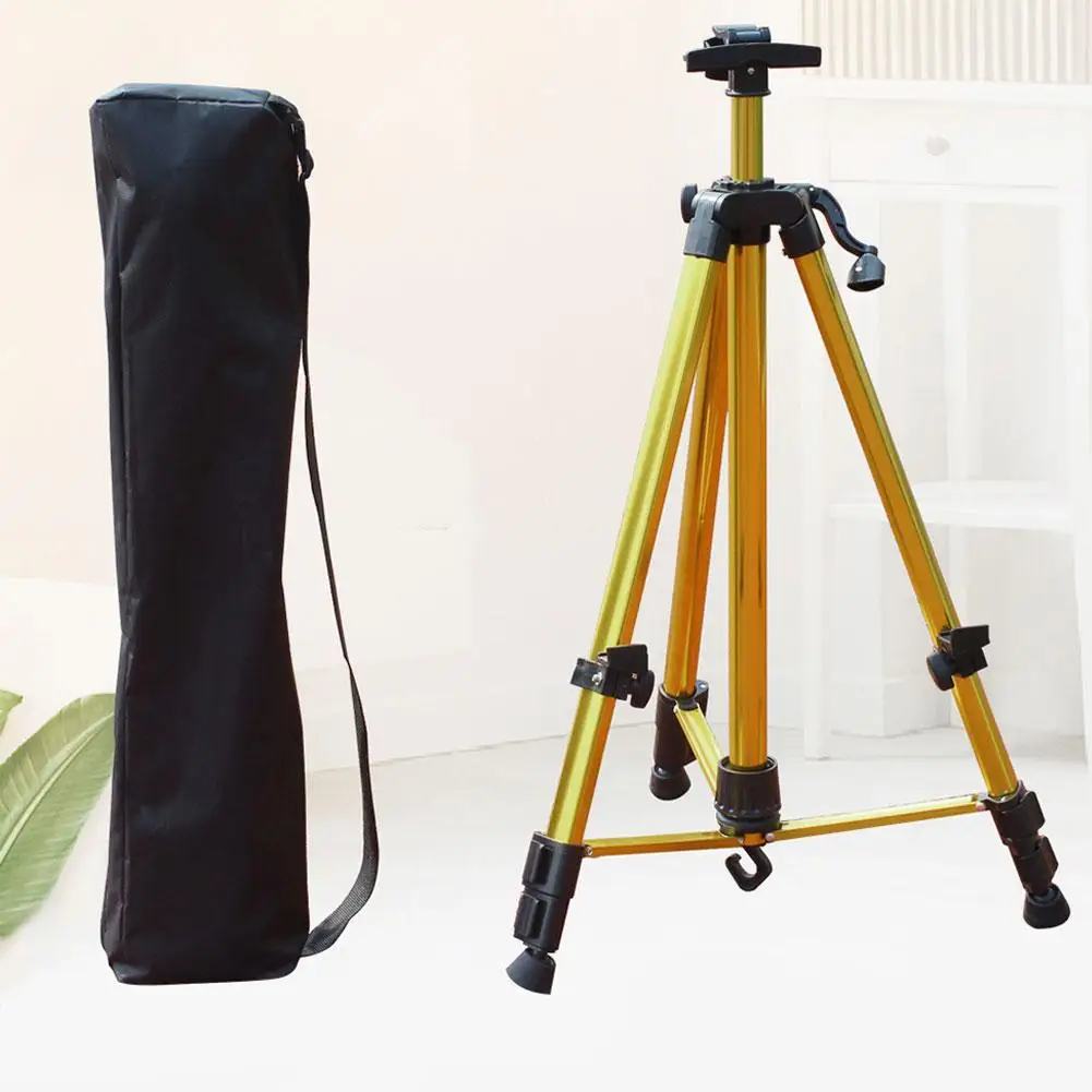 Алюминиевый мольберт из сплава золотой ручной коленчатый Телескопический эскиз