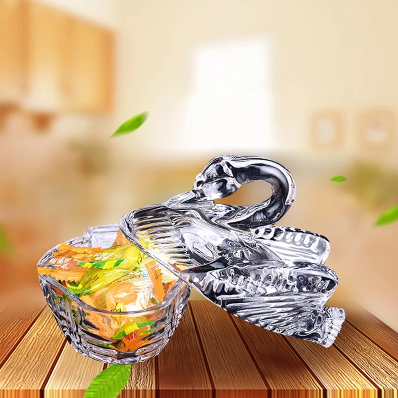 

Swan Storage Box Crystal Epoxy Resin Mold Makeup Jewelry Container Fruit Snacks Holder Case DIY Crafts Silicone Mould