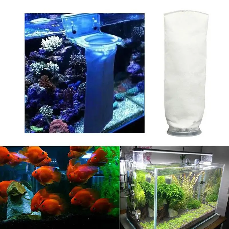 Фильтр мешок рыбы резервуар аквариум фильтр для аквариума сумка белое