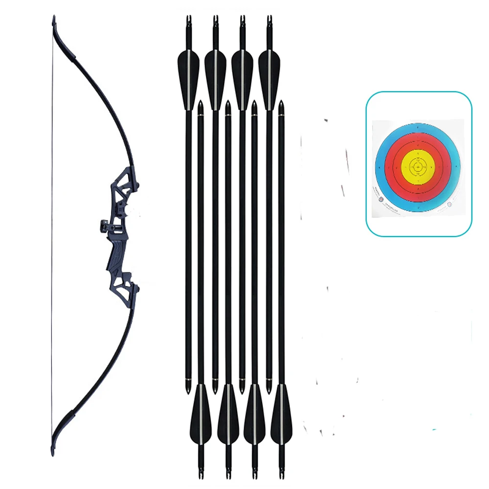 

52 дюймовый Рекурсивный лук для стрельбы из лука охотничий металлический стояк лук для занятий спортом на открытом воздухе стрельба для пра...