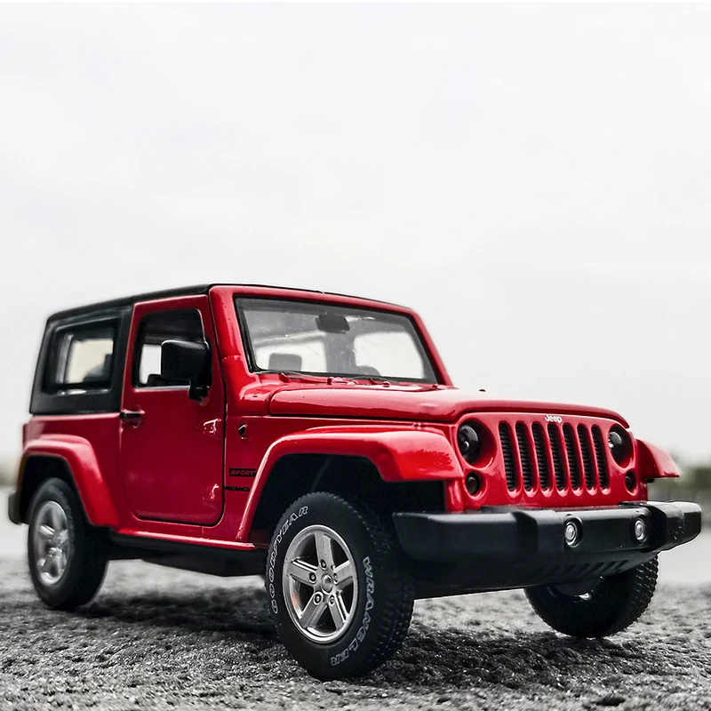 

1:32 Wrangler Rubicon Sahara Alloy Off-road Vehicle Model Diecasts & Toy Vehicles Metal Car Model Collection Kids Toy Gift