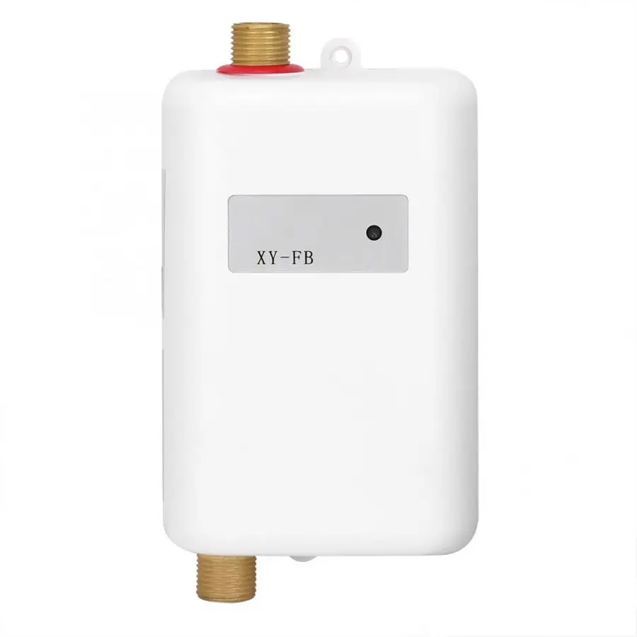 Electric Water heater White Mini Tankless Instant Hot Water Heater Bathroom Kitchen Washing for Hot and Cold Dual-use Chauffe