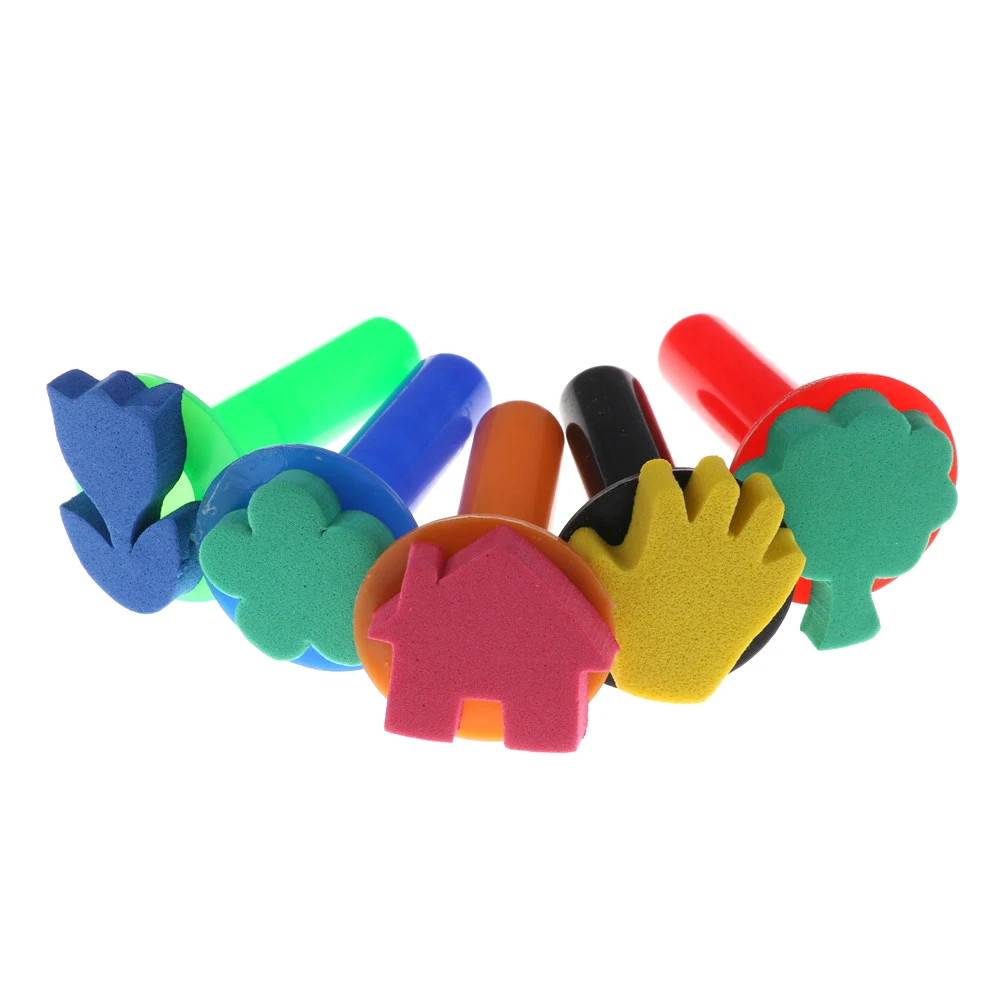 5 цветов красочные детские строительные игрушки EVA для детей нетоксичный