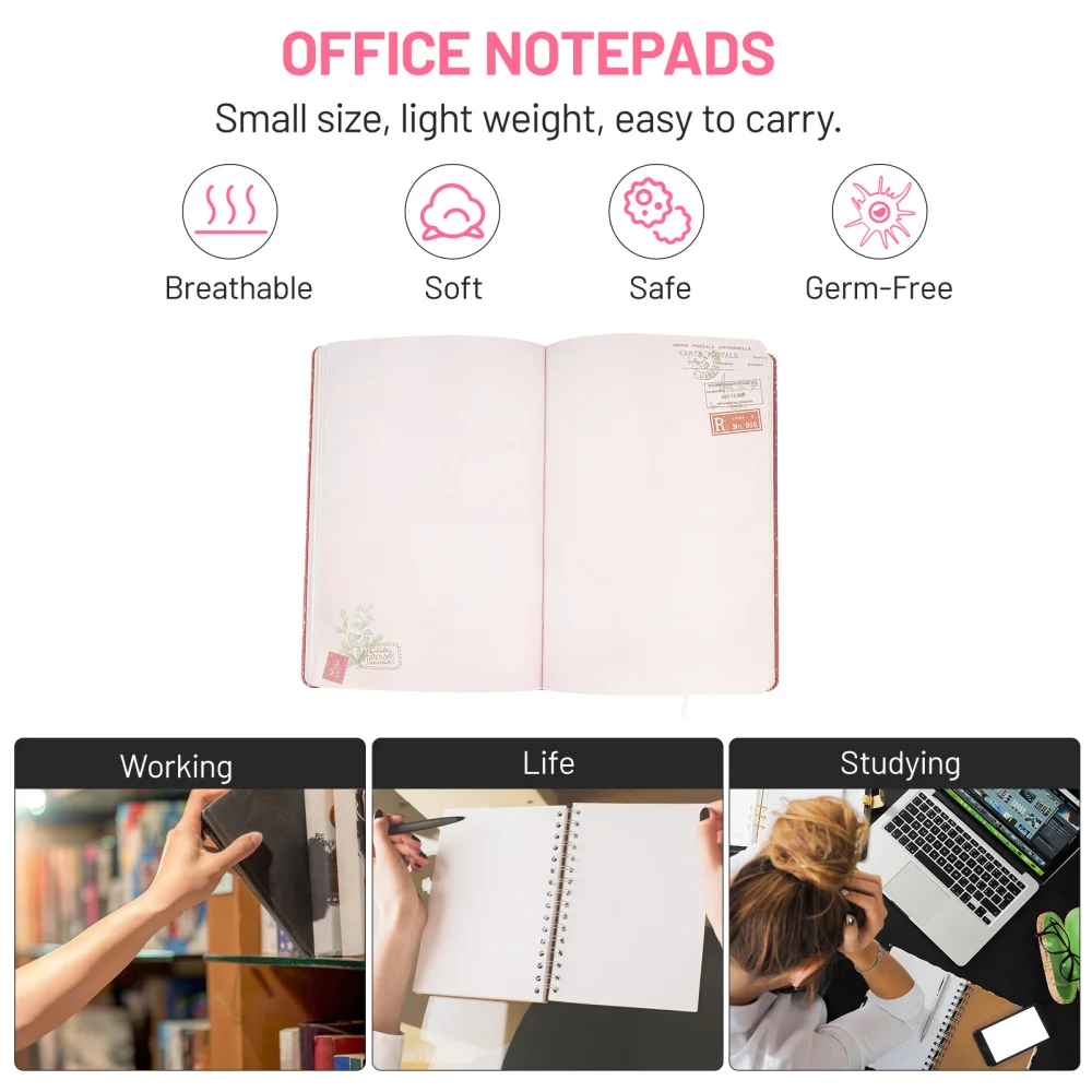 1 шт красивый дорожный блокнот изысканный записной книжки модный тетрадь для