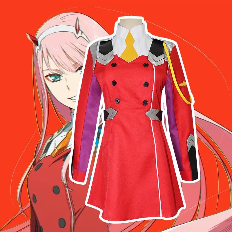 Костюм для косплея DFXX из аниме любимый в Фране 02 Zero Two женский полный комплект
