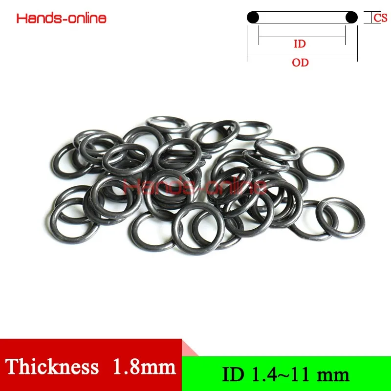 

Резиновые уплотнительные кольца Hands-online 1.8mm