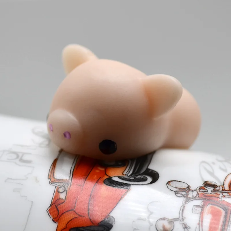 1 шт. пальчиковые игрушки милые мини для сжимания эластичные животные лечение