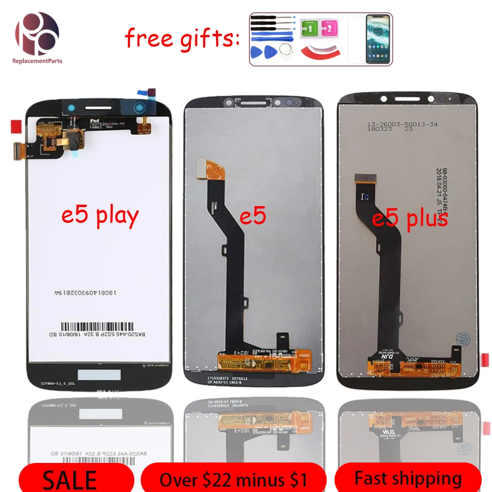 Для Motorola Moto E5 Plus XT1924/E5 XT1944/E5 Play XT1921 ЖК-экран дигитайзер сборка запасные части+ Инструменты