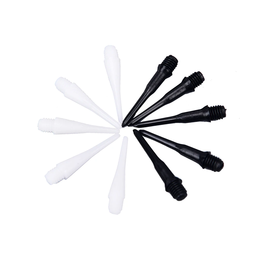 

50PCS New Durable Soft Tips Points Needle Replacement Set For Electronic Dart White black High Quality