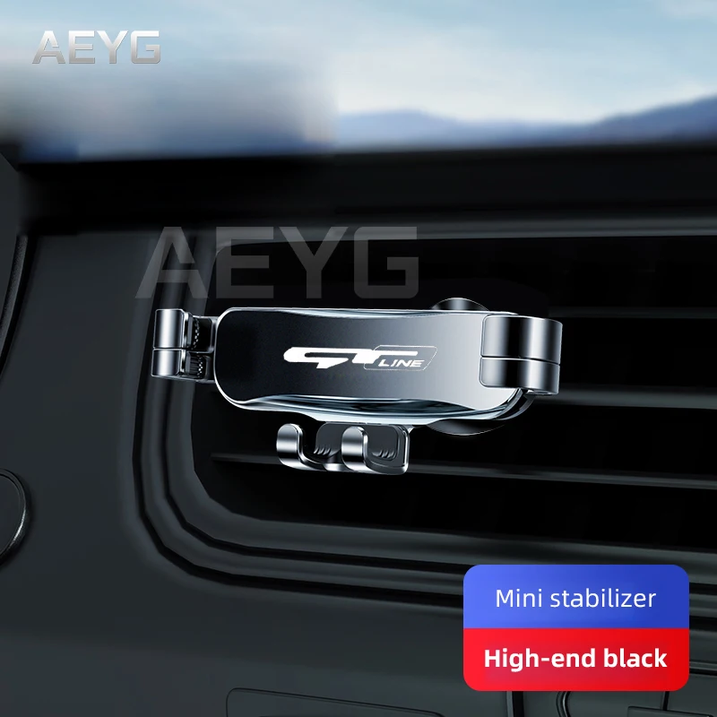 

Gravity Car Phone Holder Air Outlet Mount Stand For KIA Ceed RIO Stinger GT GTline Optima K3 K5 For Peugeot GTline 4008 5008 308