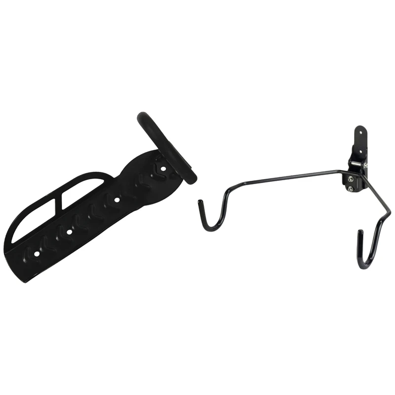 

3 Pcs Bike Wall Stand Holder Wall Hanger Hook & 1x Adjustable Bike Rack Wall Mount Bicycle Storage Stand Hanger